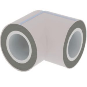 CODO 90° EN PVC CON RECUBRIMIENTO EN PVC