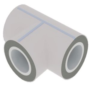 TEE H H H EN PVC CON RECUBRIMIENTO PVC