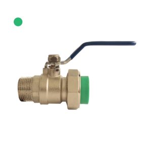 VALVULA DE BOLA EN LATON ADAPTADOR H M